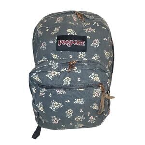 Jansport Right Pack Expressions Adult Full Size Canvas Backpack Leather Bottom